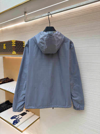 Vintage Check Hooded Jacket