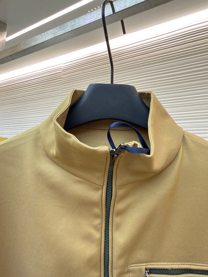 Logo Patch Zip Jacket