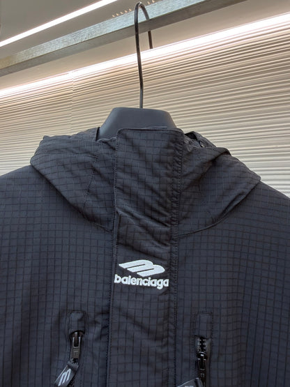 Embroidered Windbreaker Jacket