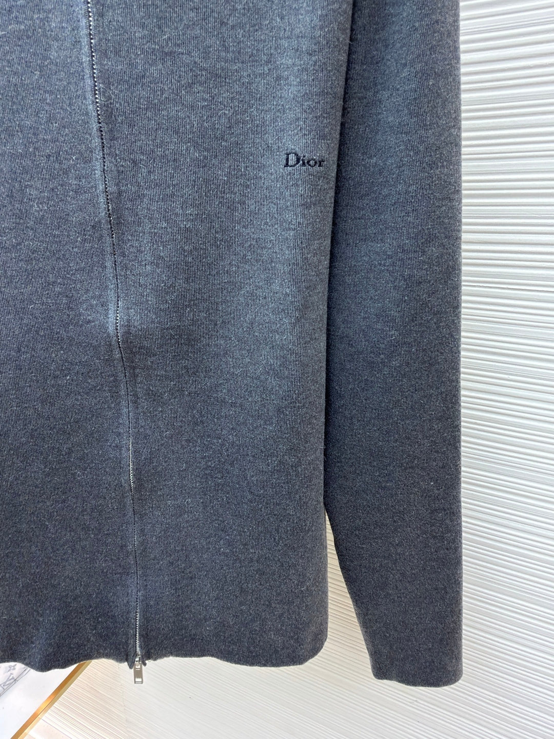 CD Logo Wool Knit Cardigan