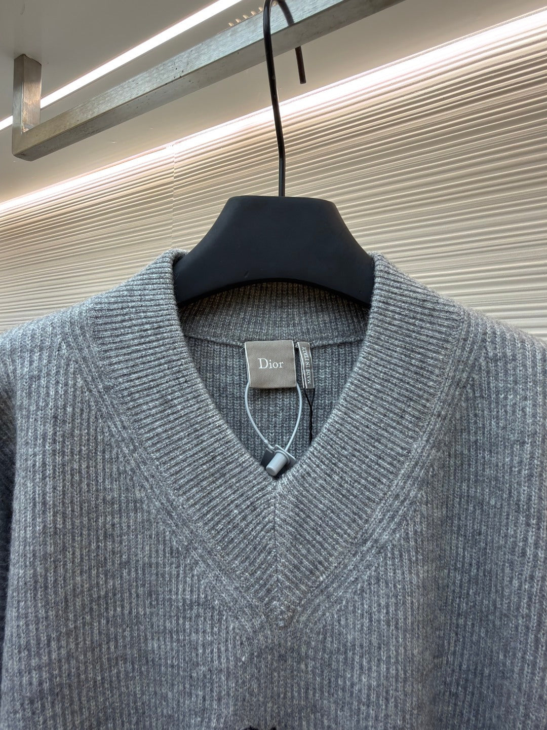 CD Logo Wool Crewneck Sweater