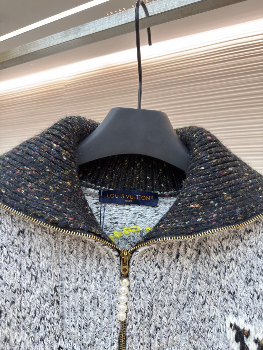 Embroidered Turtleneck Sweater