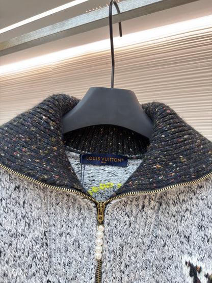 Embroidered Turtleneck Sweater