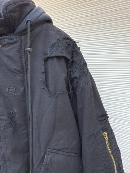 Destroyed Down Jacket