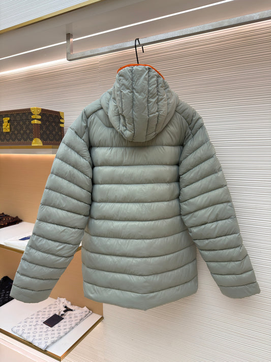 Embroidered Down Jacket