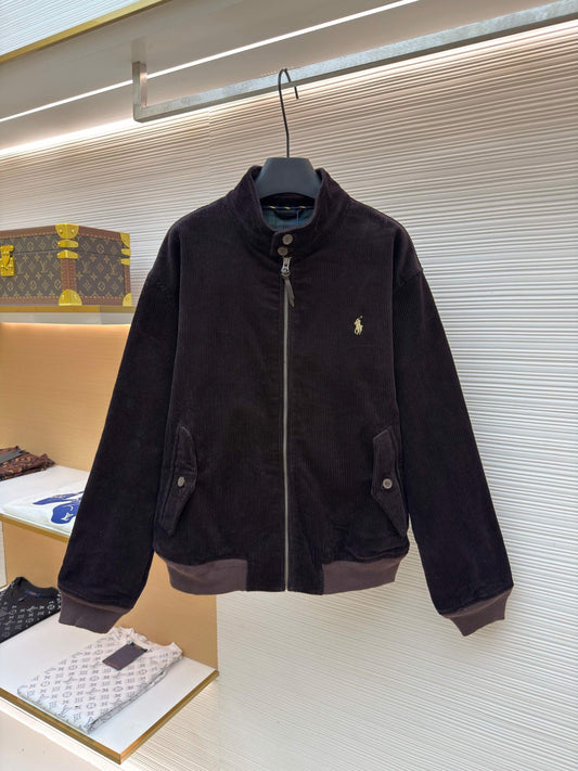 Embroidered Corduroy Jacket