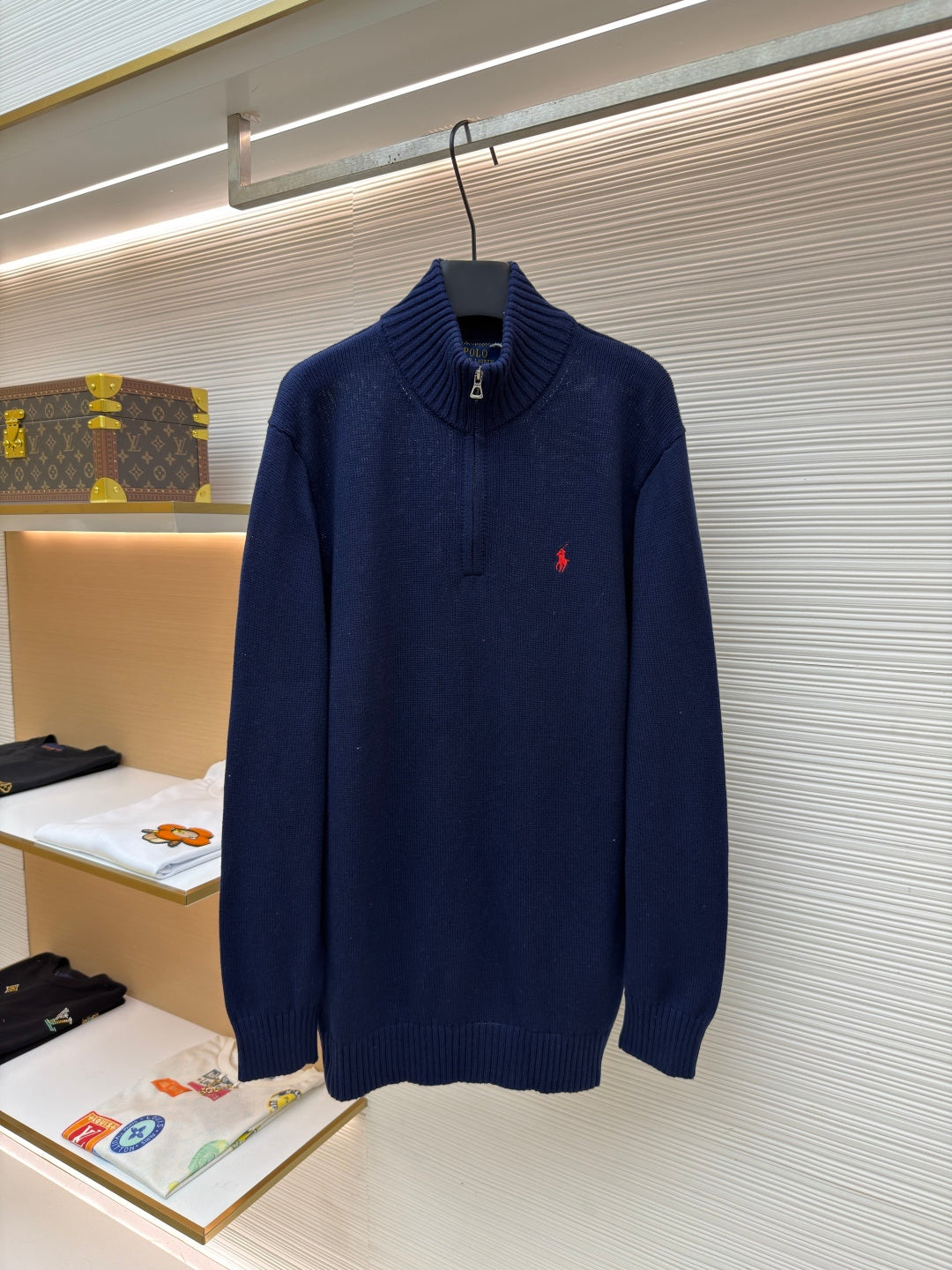 Embroidered Turtleneck Sweater