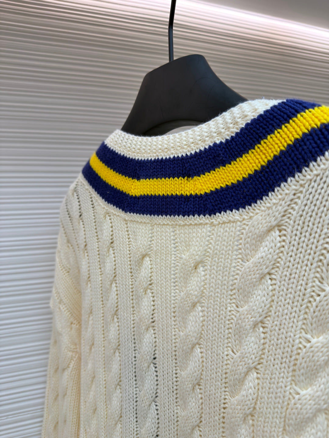 Cable-Knit Crewneck Sweater
