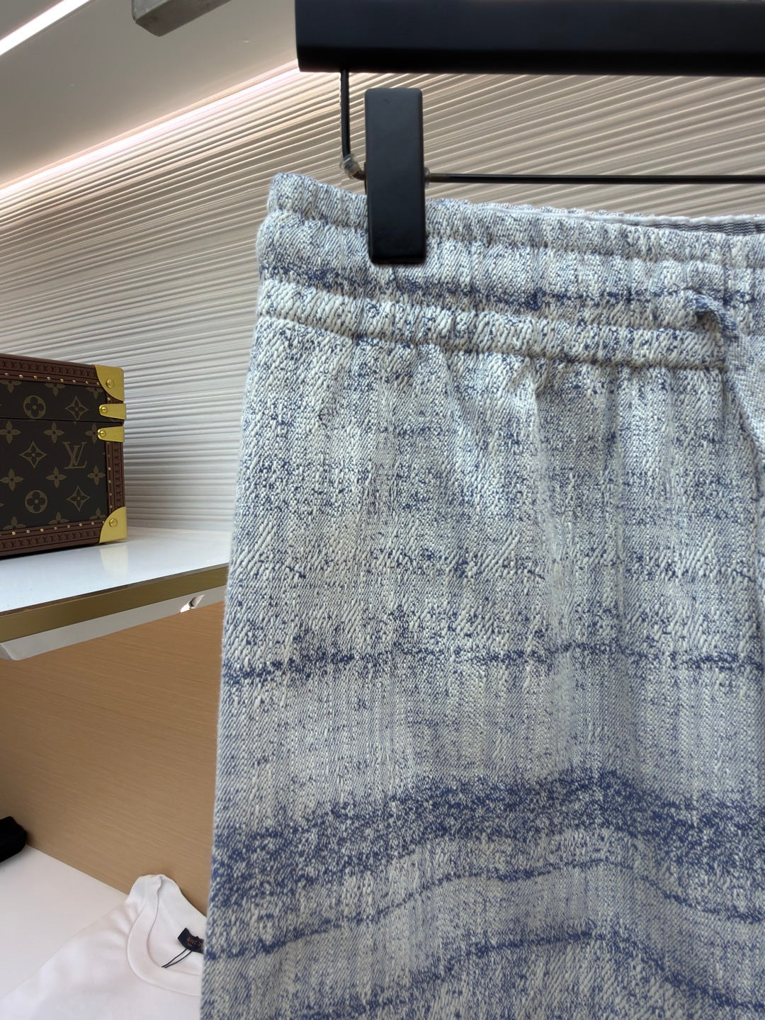 Embroidered Denim Shorts