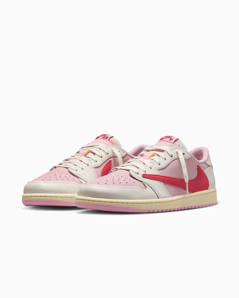 JORDAN X TRAVIS SCOTT AIR JORDAN 1 LOW SAIL TROPICAL PINK
