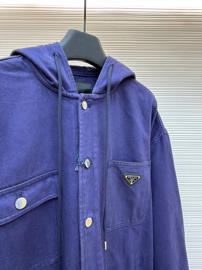 Triangle Logo Denim Jacket