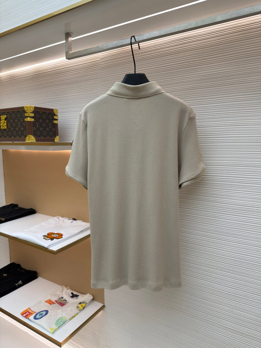 Logo Patch Polo Shirt