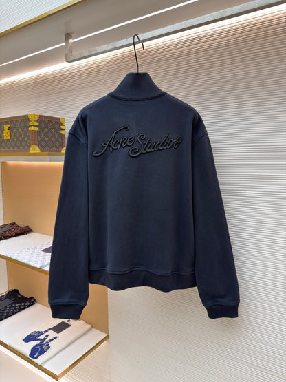 Embroidered Zip Jacket