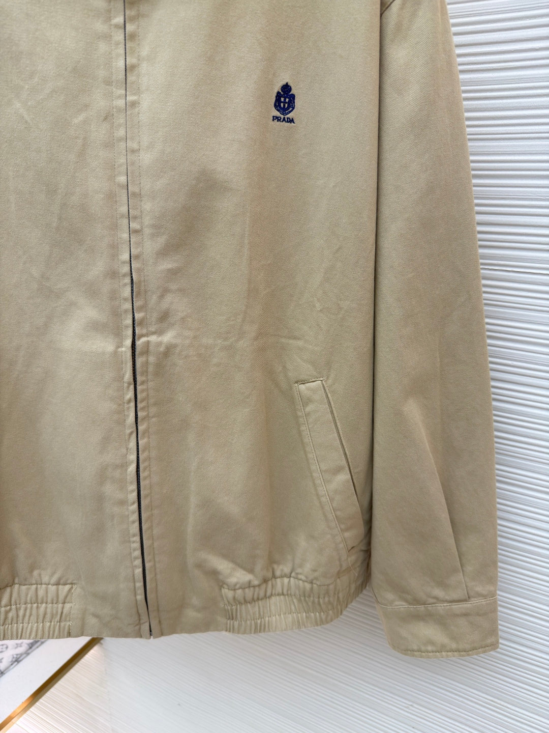 Embroidered Zip Jacket