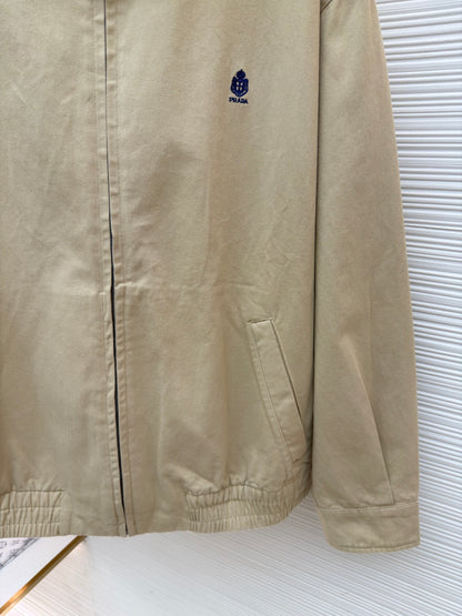 Embroidered Zip Jacket