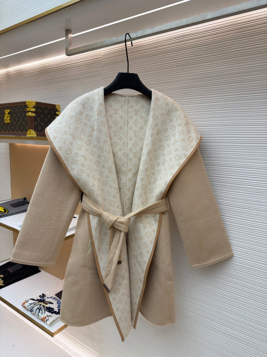 Wool Hooded Coat