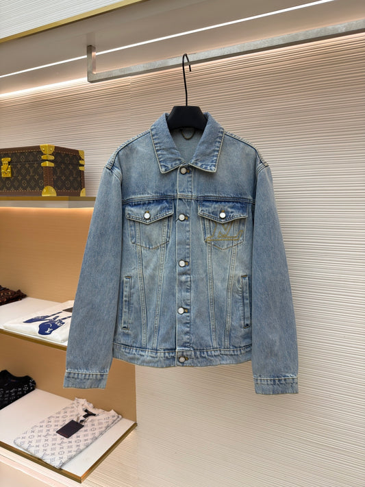 Embroidered Denim Jacket