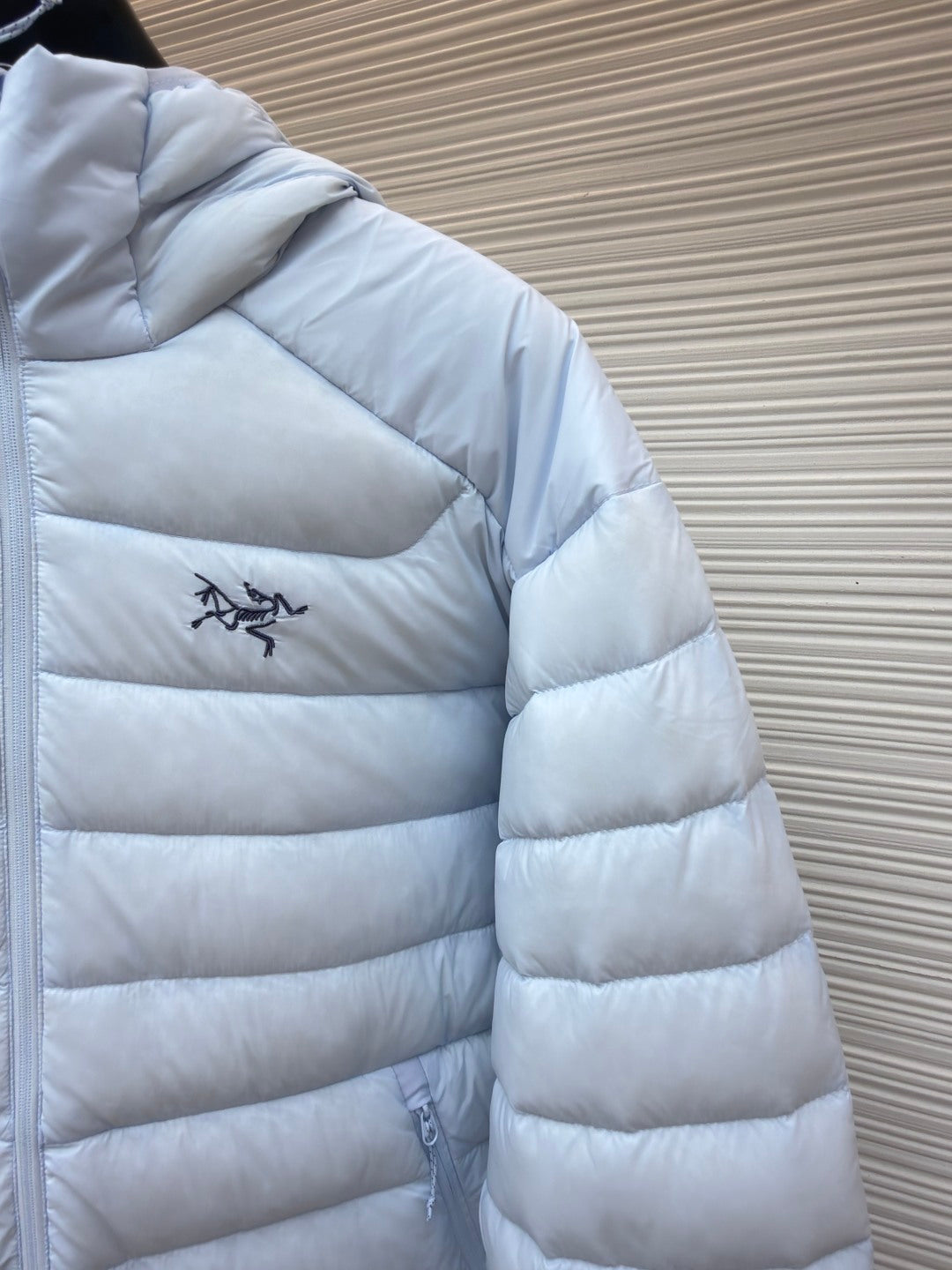 Embroidered Down Jacket