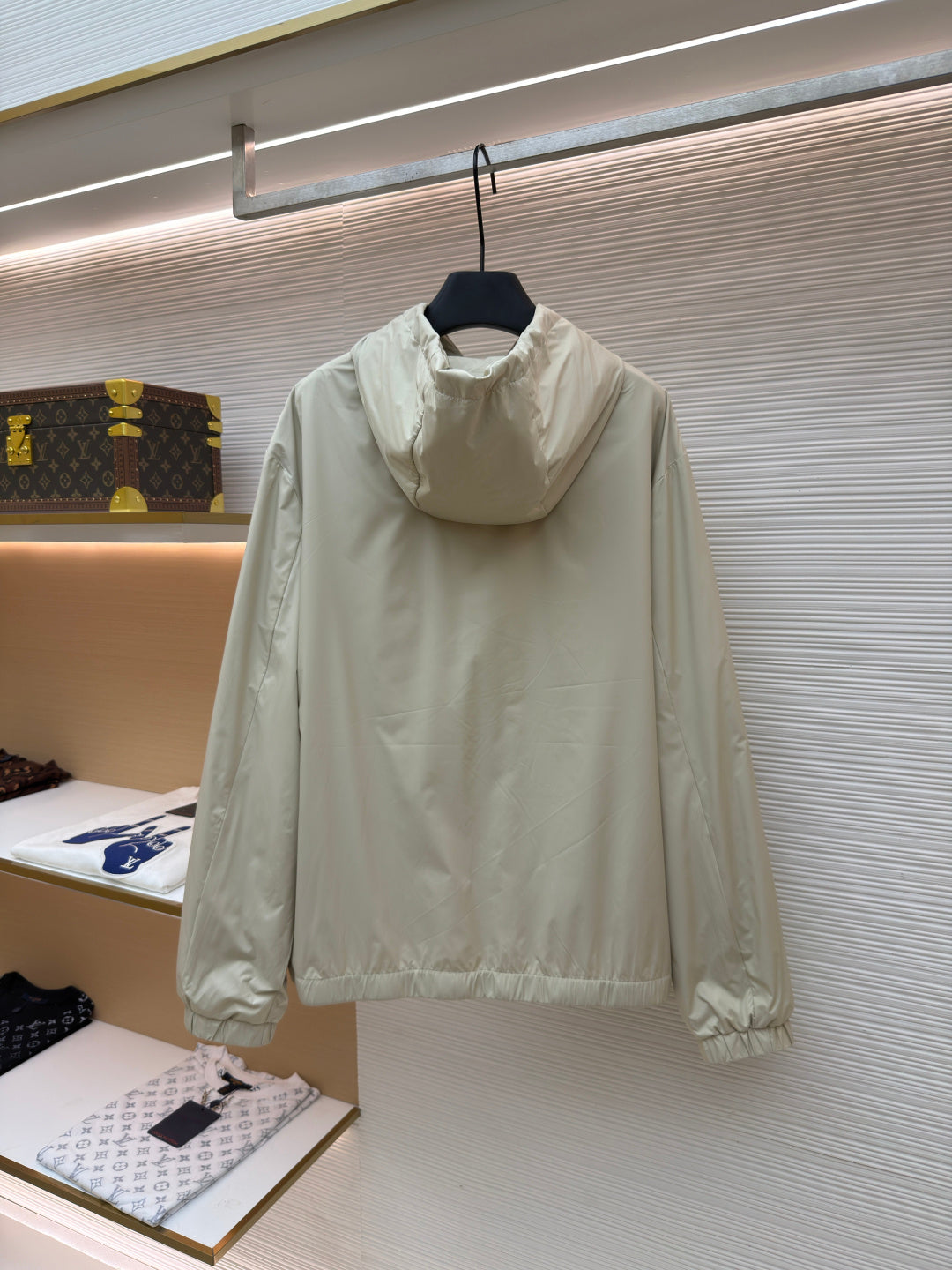 Logo Patch Hooded Jacket