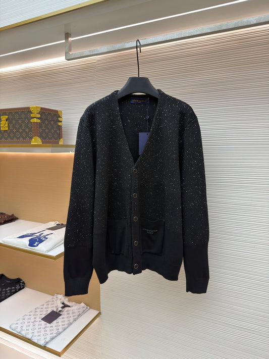 LV Logo Knit Cardigan