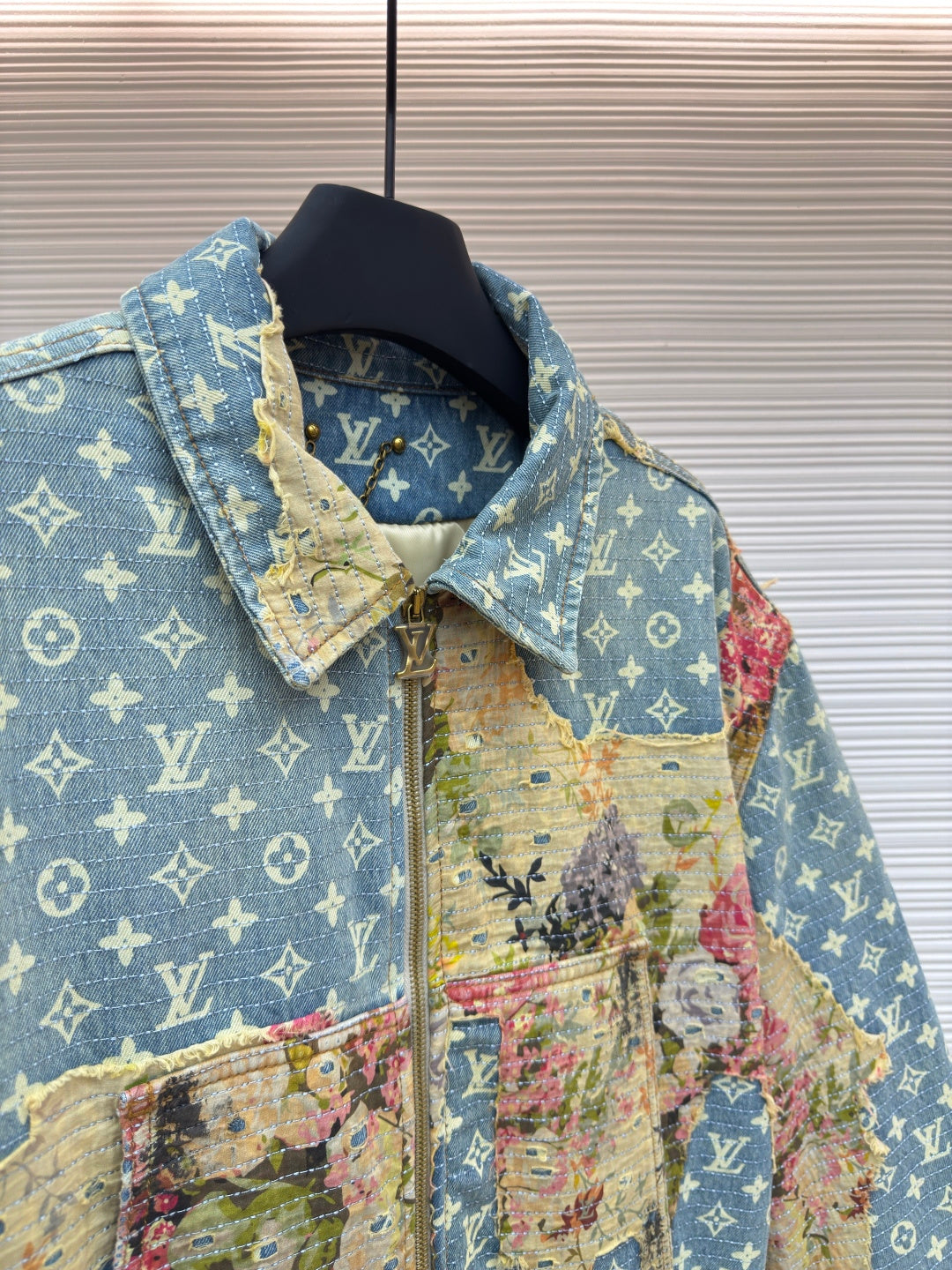 Monogram Denim Down Jacket