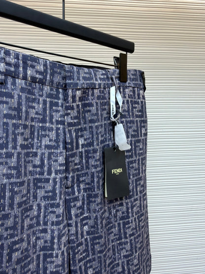 Logo Denim Shorts