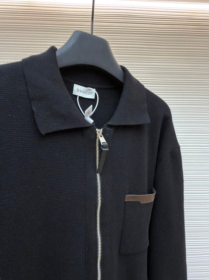 Logo Patch Zip Jacket