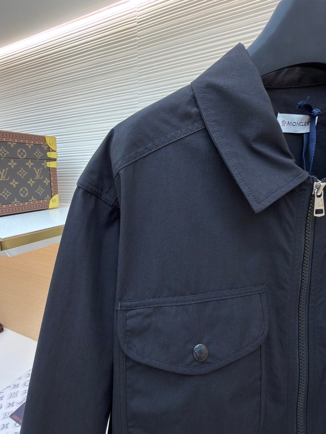 Logo Patch Zip Jacket