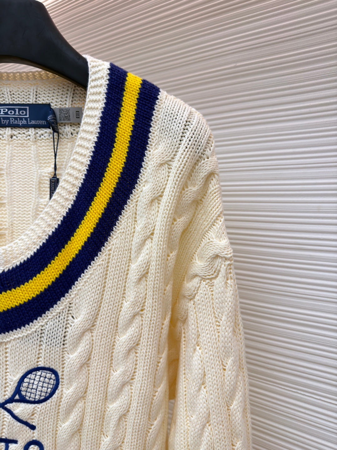 Cable-Knit Crewneck Sweater