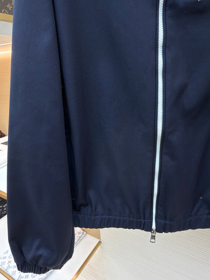 Logo Patch Zip Jacket