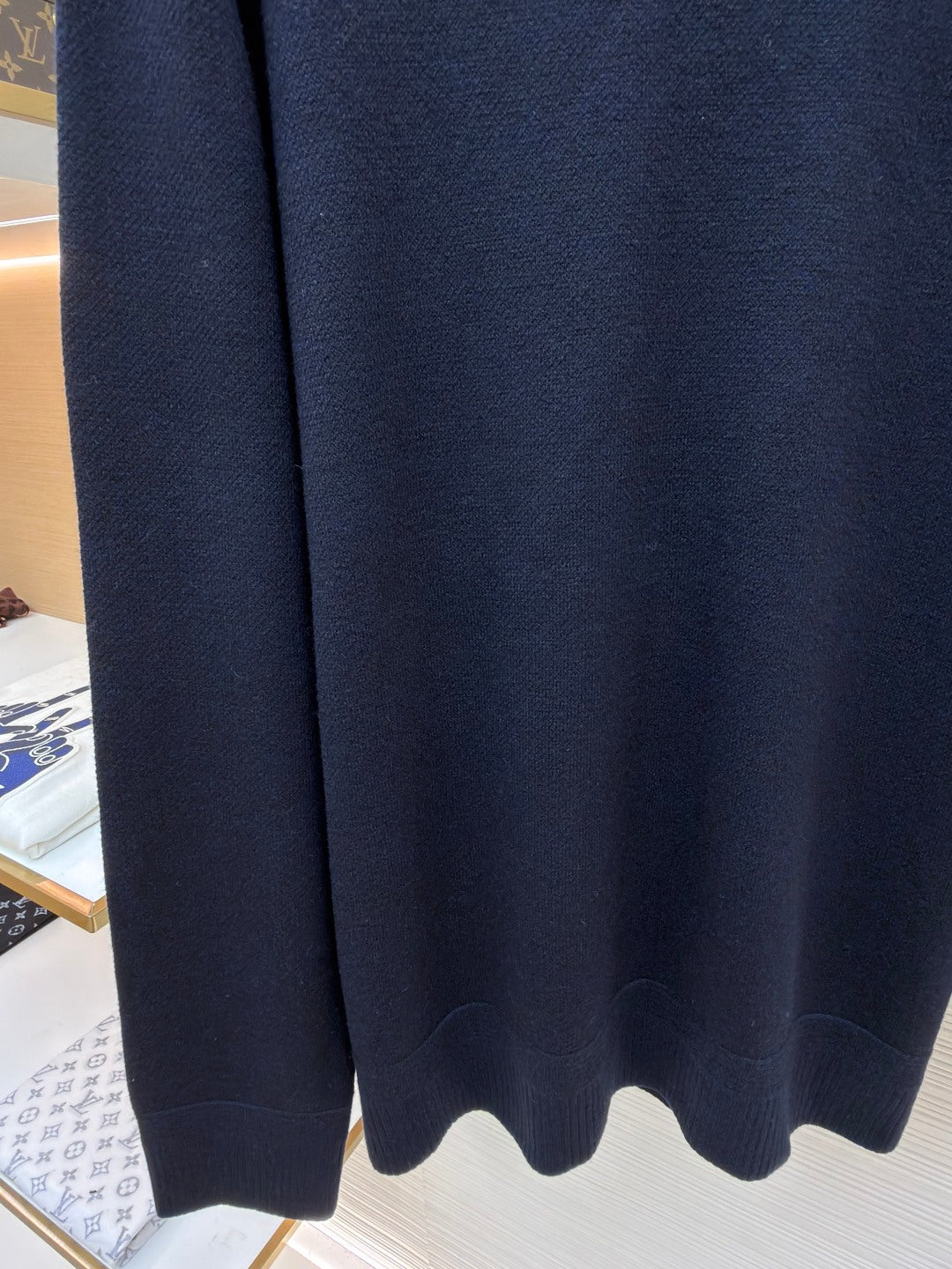 Logo Patch Crewneck Sweater