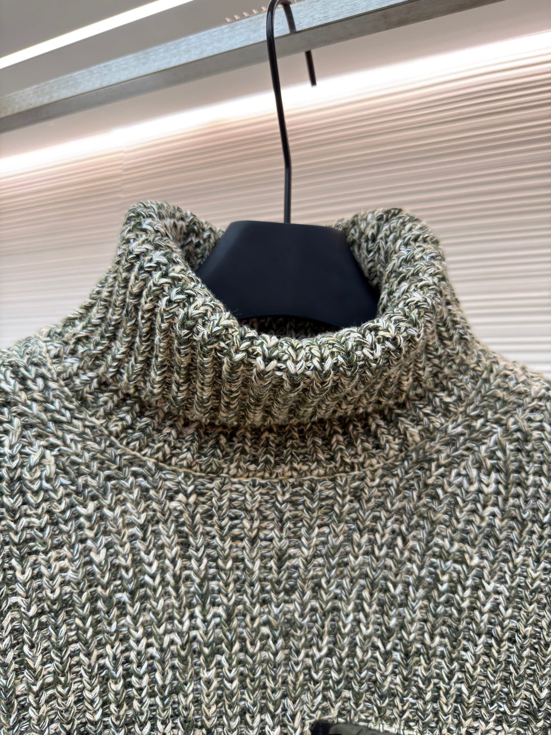 Logo Patch Turtleneck Sweater