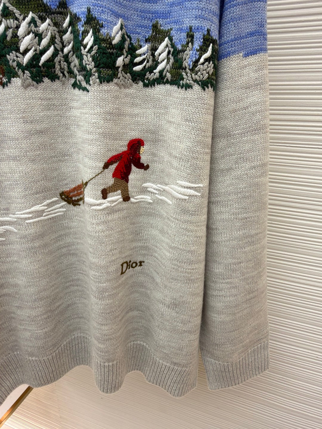 Embroidered Crewneck Sweater