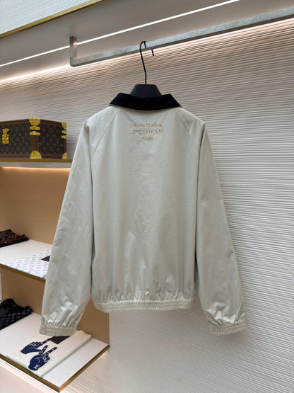 Embroidered Zip Jacket