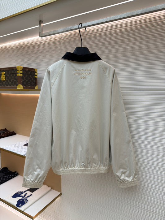 Embroidered Zip Jacket