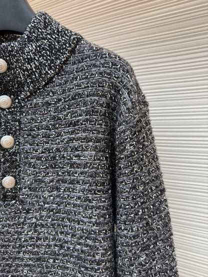 Tweed Crewneck Sweater