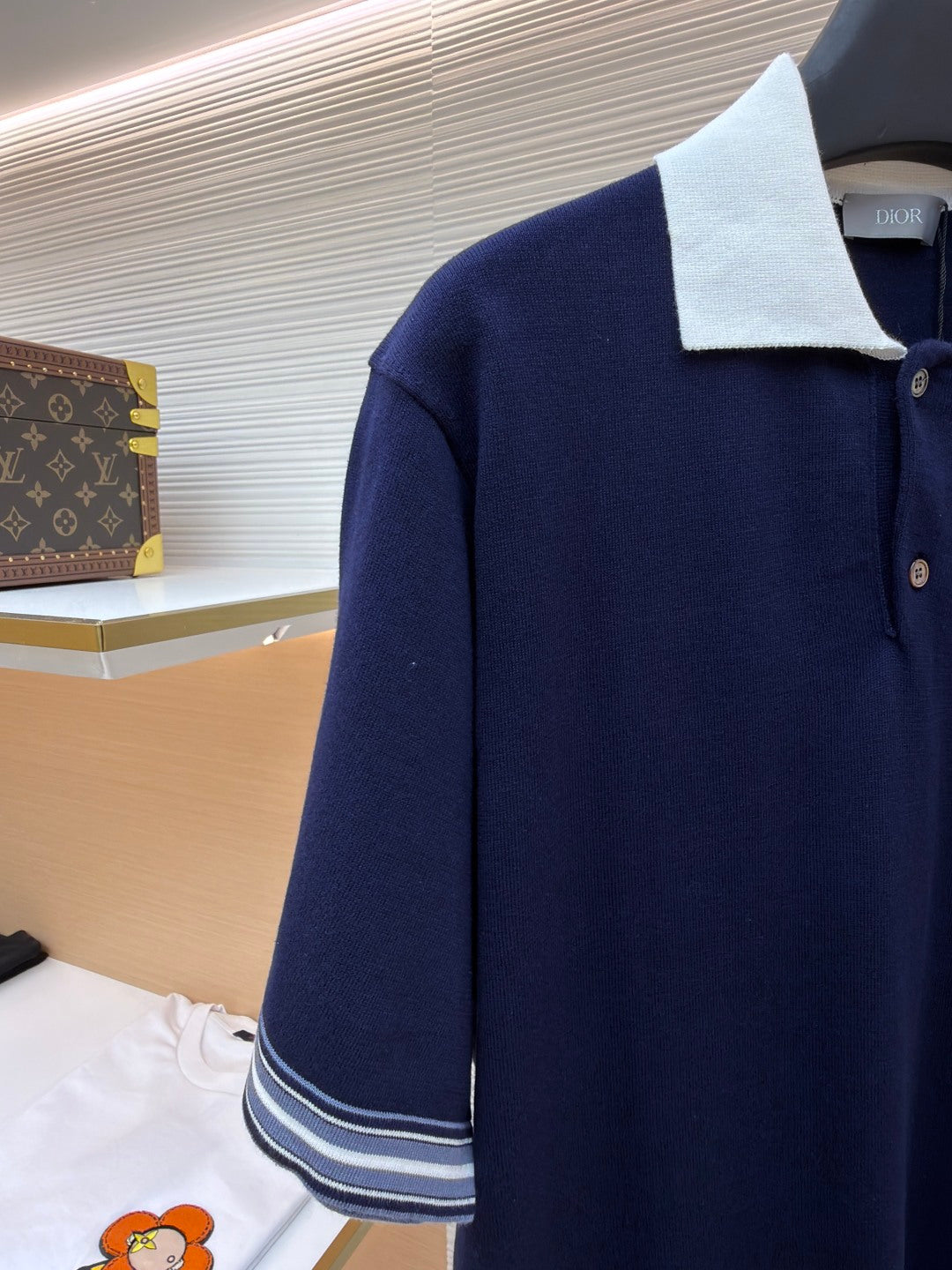 Embroidered Knit Polo