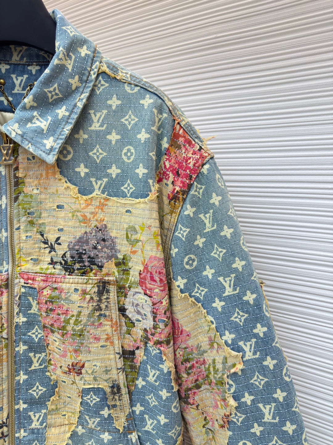 Monogram Denim Down Jacket