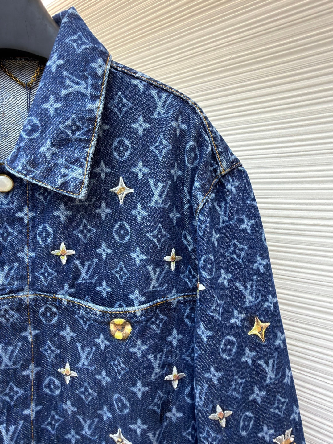 LV Logo Denim Jacket