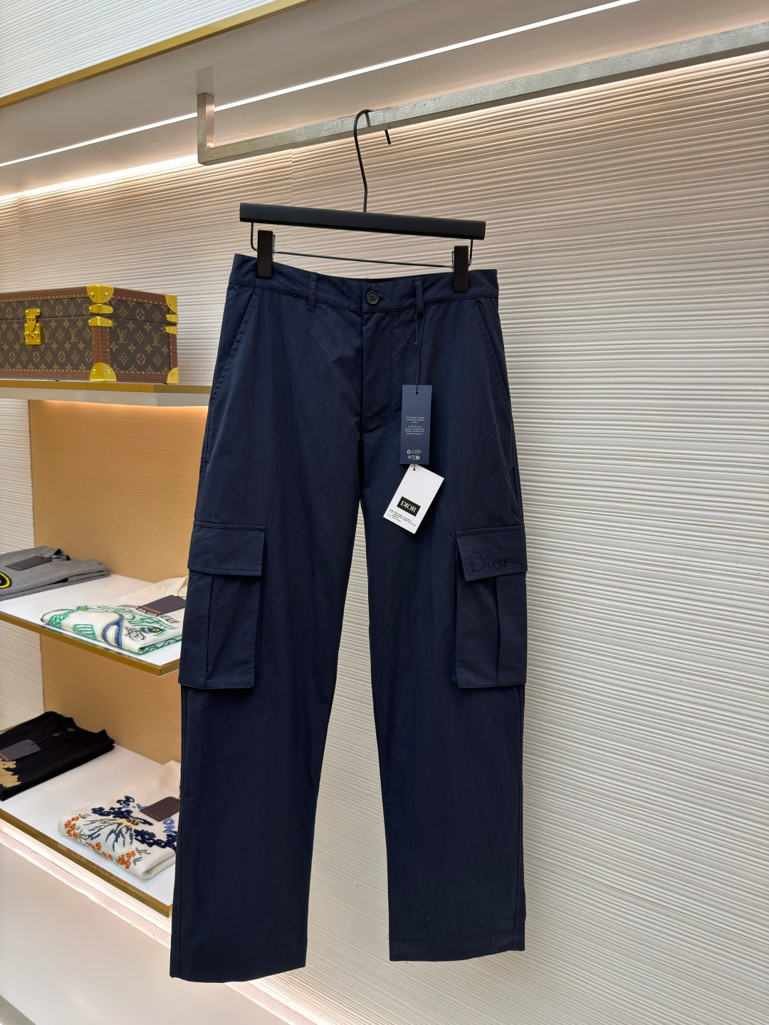 Embroidered Cargo Trousers