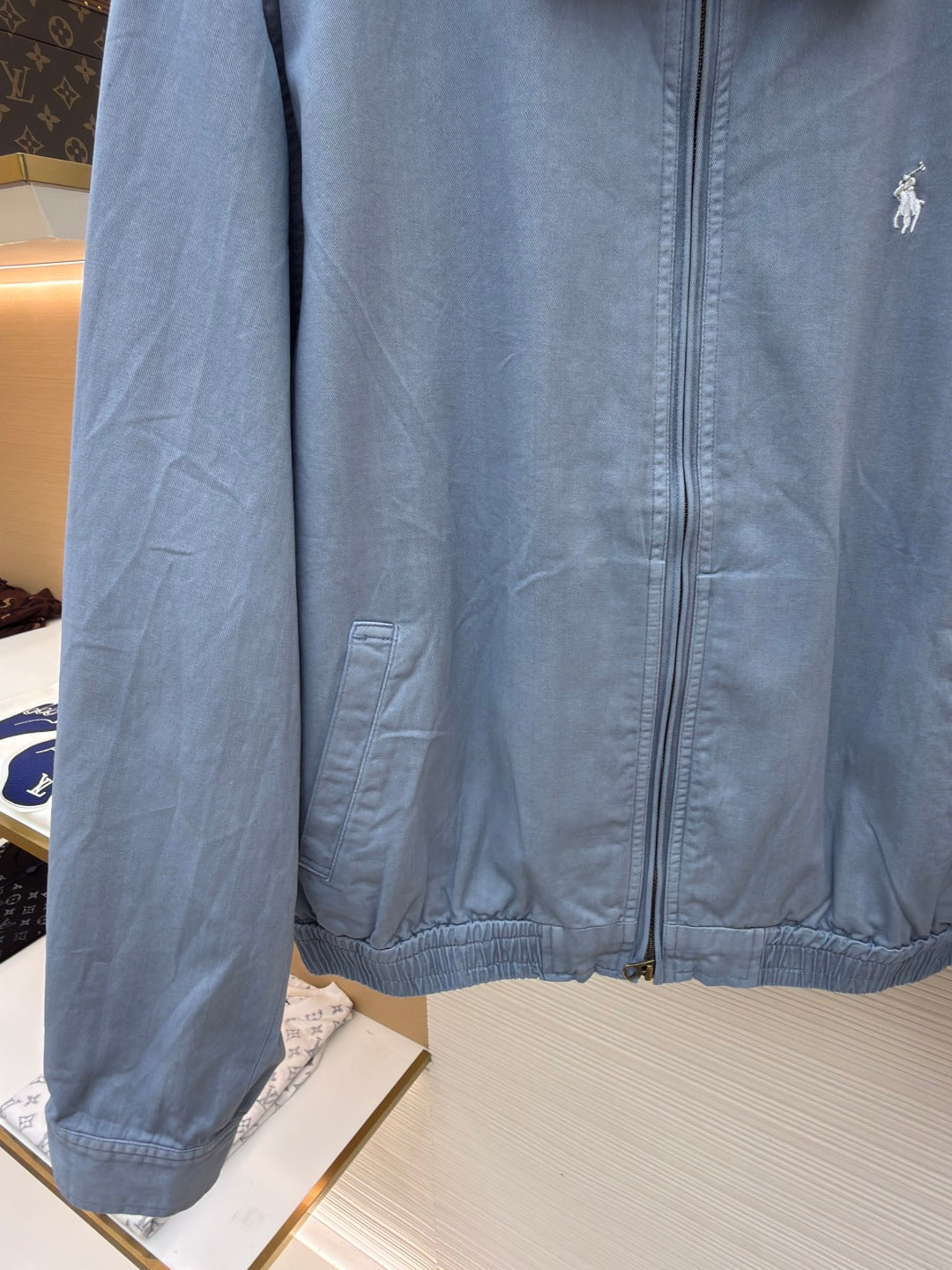 Embroidered Zip Jacket