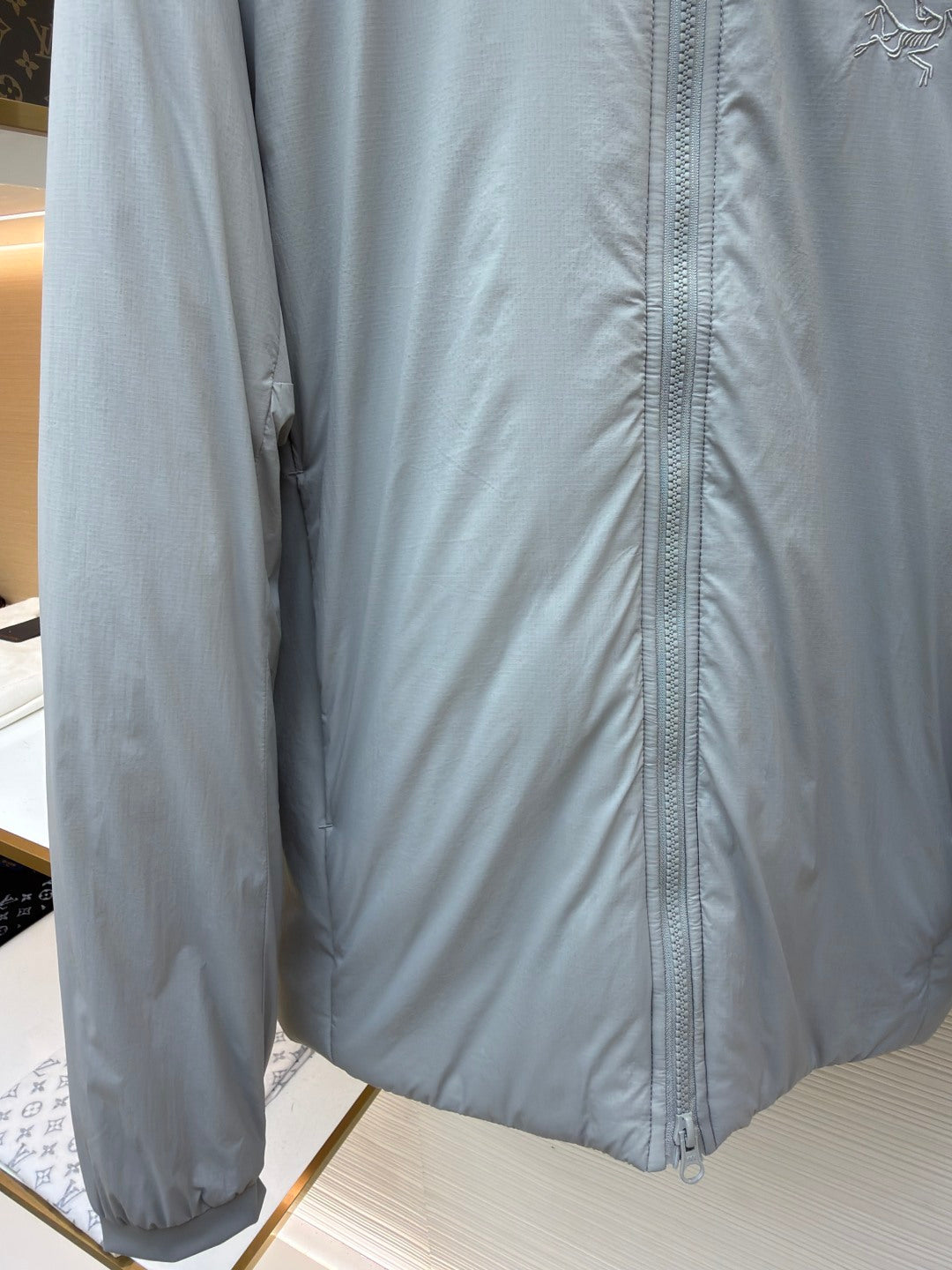 Embroidered Down Jacket