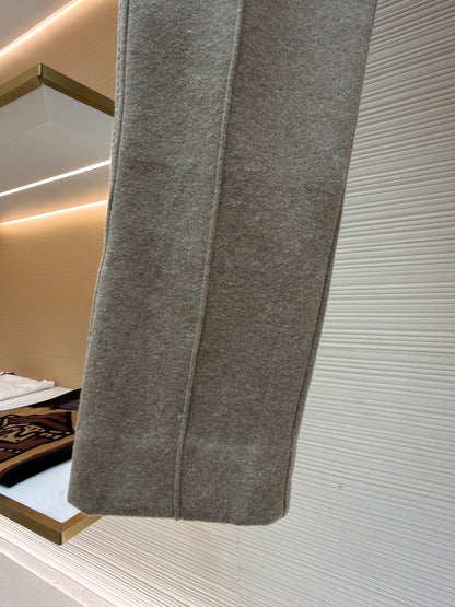 Oblique Cashmere Trousers
