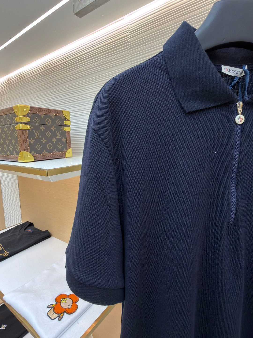 Logo Patch Zip Polo