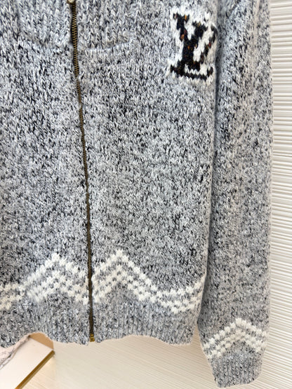 Embroidered Turtleneck Sweater