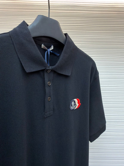 Logo Patch Polo Shirt