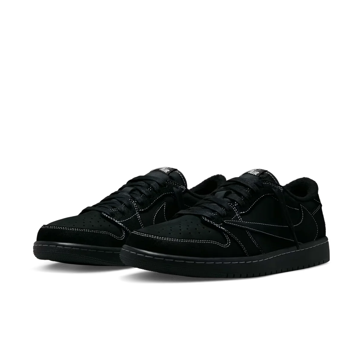 JORDAN X TRAVIS SCOTT AIR JORDAN 1 LOW BLACK PHANTOM