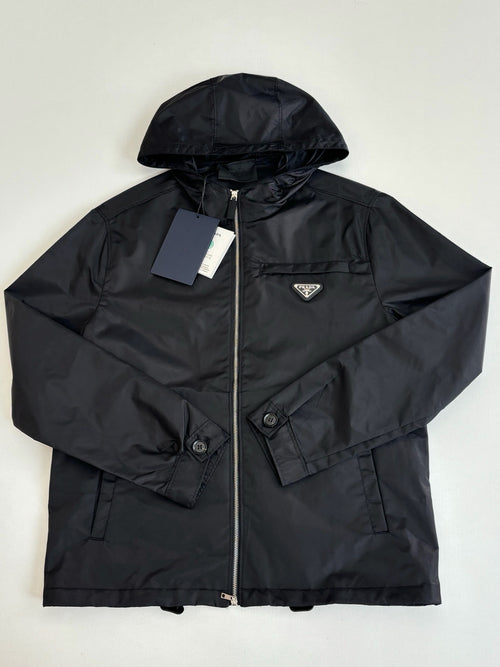 Prada Re-Nylon jas met capuchon