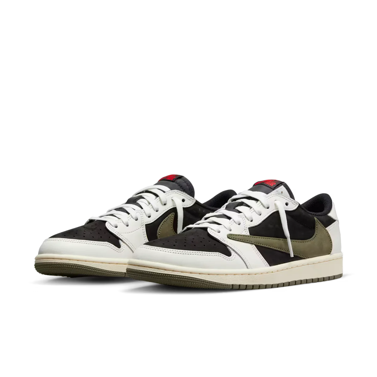 JORDAN X TRAVIS SCOTT AIR JORDAN 1 LOW OLIVE BLACK