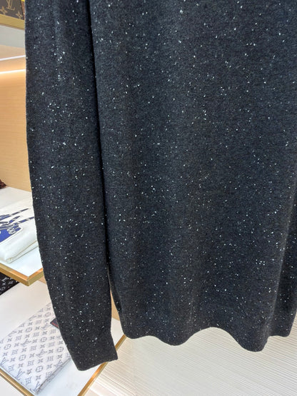 CD Logo Wool Crewneck Sweater